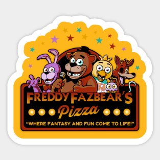 Five Nights at Freddy's Logo Sticker